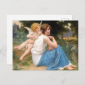 Cupido en Psyche van Guillaum Seignac Briefkaart (Voorkant / Achterkant)