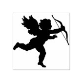 Cupido engel silhouet kunst stempel (Afrduk)
