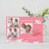 Cupido Foto Valentijnskaart Feestdagenkaart (Staand voorkant)
