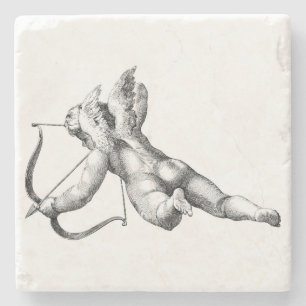 Cupido God van de Liefde Stenen Onderzetter