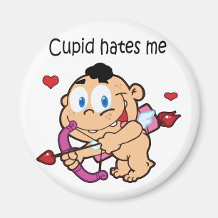 Cupido haat me design magneet