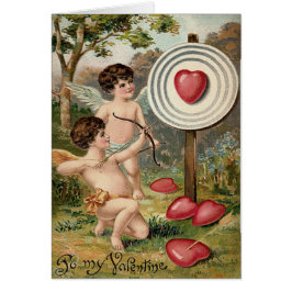 Cupido Hart Boog Pijl Doel Veld