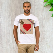 Cupido Hart met Pijl Romantische Valentijnse Patro T-shirt