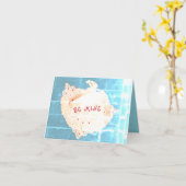Cupido harten Valentijn BE MINE Kaart rood & blauw (Gele Bloem)