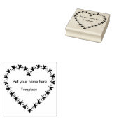 Cupido Heart Art Stempel (Gestempeld)