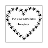 Cupido Heart Art Stempel (Afrduk)
