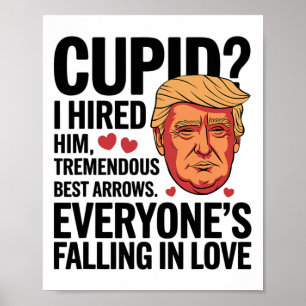 Cupido Ik Hired Hem Tremendous Guy Beste Pijlen Tr Poster