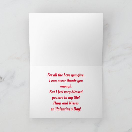 cupido in het hart kaart (Binnen)