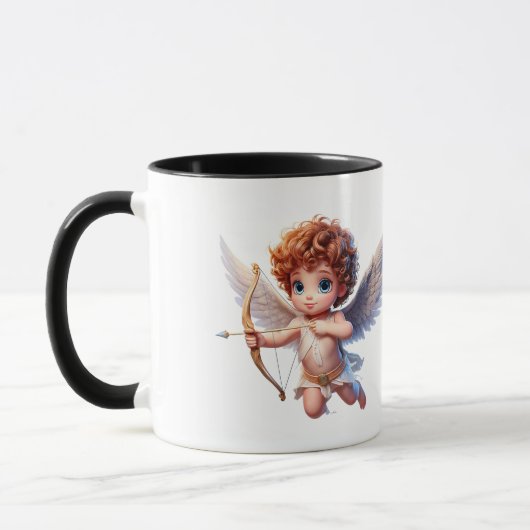 Cupido in vlucht mok (Links)