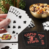 Cupido is de dag van de grappige Valentijn Pokerkaarten (Insitu)