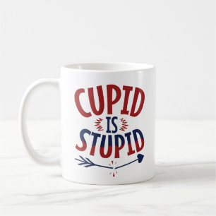 Cupido is een stomme anti-Valentijnsdag single Koffiemok