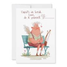 Cupido is even vakantie. Liefde, doe het zelf.