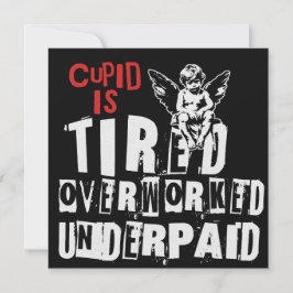 Cupido is moe feestdagenkaart