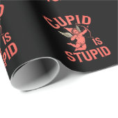 Cupido is stom grappige Valentijnsdag Cadeaupapier (Rol Hoek)