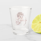 Cupido is van mij shot glas (Achterkant)