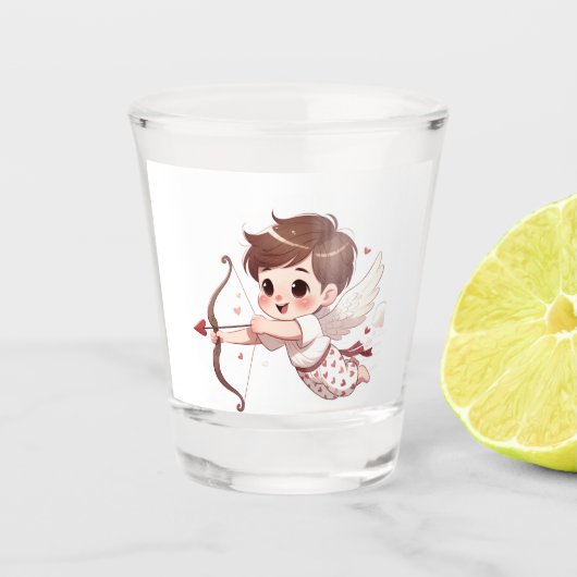 Cupido is van mij shot glas (Voorkant)