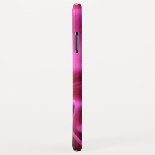 CUPIDO KANT HART ZIJDE ROZE FUCHSIA STOF MONOGRAM Case-Mate iPhone CASE (Achterkant/rechts)