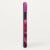 CUPIDO KANT HART ZIJDE ROZE FUCHSIA STOF MONOGRAM Case-Mate iPhone CASE (Achterkant/rechts)