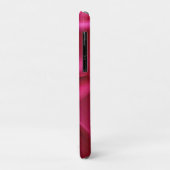 CUPIDO KANTEN HART ZIJDE ROZE FUCHSIA STOF MONOGRA Case-Mate iPhone CASE (Achterkant/links)
