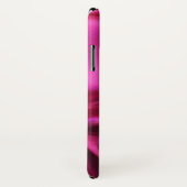 CUPIDO KANTEN HART ZIJDE ROZE FUCHSIA STOF MONOGRA Case-Mate iPhone CASE (Achterkant / rechts)
