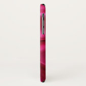 CUPIDO KANTEN HART ZIJDE ROZE FUCHSIA STOF MONOGRA Case-Mate iPhone CASE (Achterkant/links)