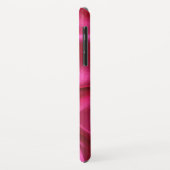 CUPIDO KANTEN HART ZIJDE ROZE FUCHSIA STOF MONOGRA Case-Mate iPhone CASE (Achterkant/links)