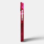 CUPIDO KANTEN HART ZIJDE ROZE FUCHSIA STOF MONOGRA Case-Mate iPhone CASE (Achterkant / Links)