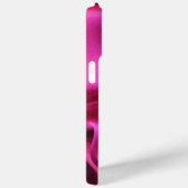 CUPIDO KANTEN HART ZIJDE ROZE FUCHSIA STOF MONOGRA Case-Mate iPhone CASE (Achterkant / Rechts)