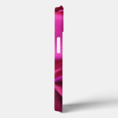 CUPIDO KANTEN HART ZIJDE ROZE STOF MONOGRAM,Zwart Case-Mate iPhone Case (Achterkant / Rechts)