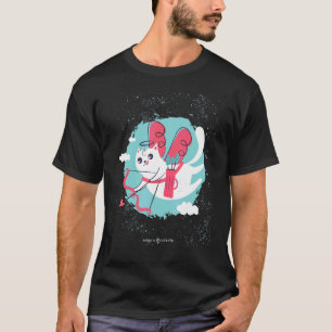 Cupido kat pijlen kostuum voor Halloween pak T-shirt