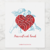Cupido Liefde Wijn Mousserende Wijn Label Wijn Etiket (Enkel label)