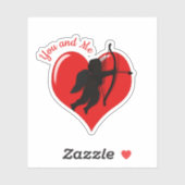 Cupido Love Valentijnsdag Sticker (Vel)