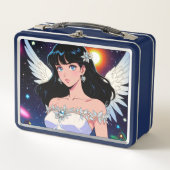 Cupido Meisje Metalen Lunchbox (Voorkant)