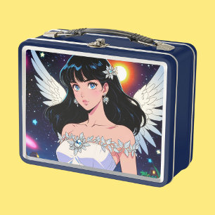 Cupido Meisje Metalen Lunchbox
