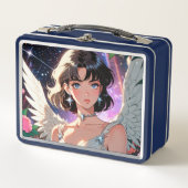 Cupido Meisje Metalen Lunchbox (Voorkant)