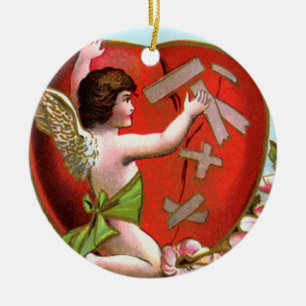 Cupido Mending Gebroken hart Keramisch Ornament