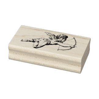 Cupido met boog nr.1 rubberstempel