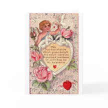 cupido met duif en liefdesbrief