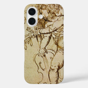Cupido met een viool door Domenico Campagnola iPhone 16 Hoesje