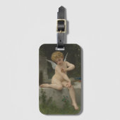 Cupido met een vlinder (door Bouguereau) Bagagelabel (Voorkant (verticaal))