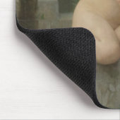 Cupido met een vlinder (door Bouguereau) Muismat (Hoek)