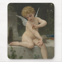 Cupido met een vlinder (door Bouguereau)