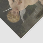 Cupido met een vlinder (door Bouguereau) Tissuepapier (Detail)