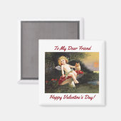  Cupido met Uil Magneet (Voorkant / Achterkant)