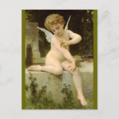 Cupido met Vlinder - Bouguereau Briefkaart (Voorkant)