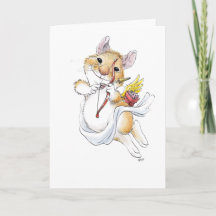 Cupido Mouse Valentijnsdag Kaart