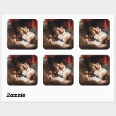 Cupido ontbinding van de zone van Venus Vierkante Sticker (Vel)