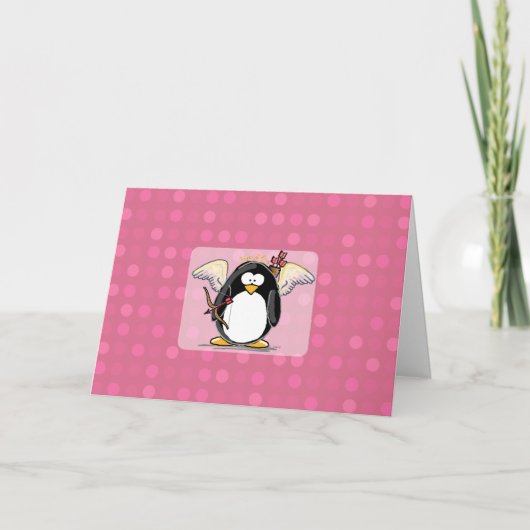 Cupido Penguin Kaart (Voorkant)