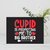 Cupido promoveert me tot Big Brother Valentijns Kaart (Staand voorkant)