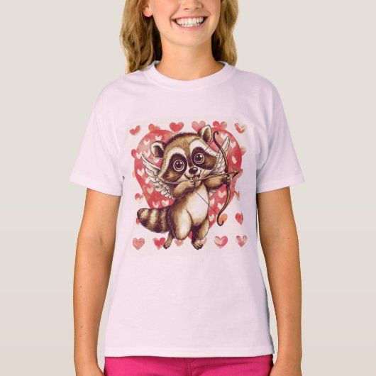 Cupido Raccoon T-shirt (Voorkant)